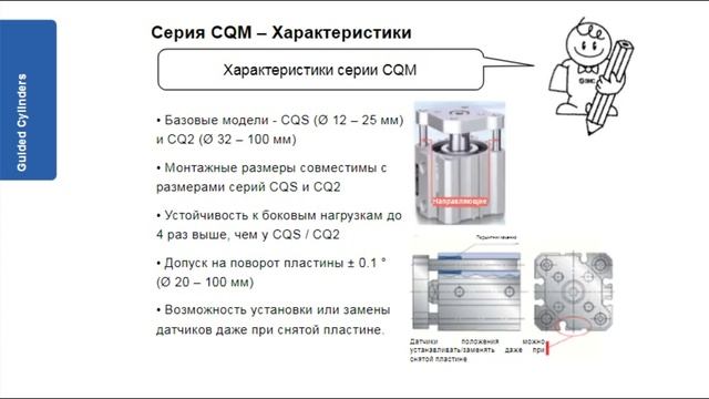 5.5. Цилиндры с направляющими. Исполнительные механизмы смотреть онлайн
