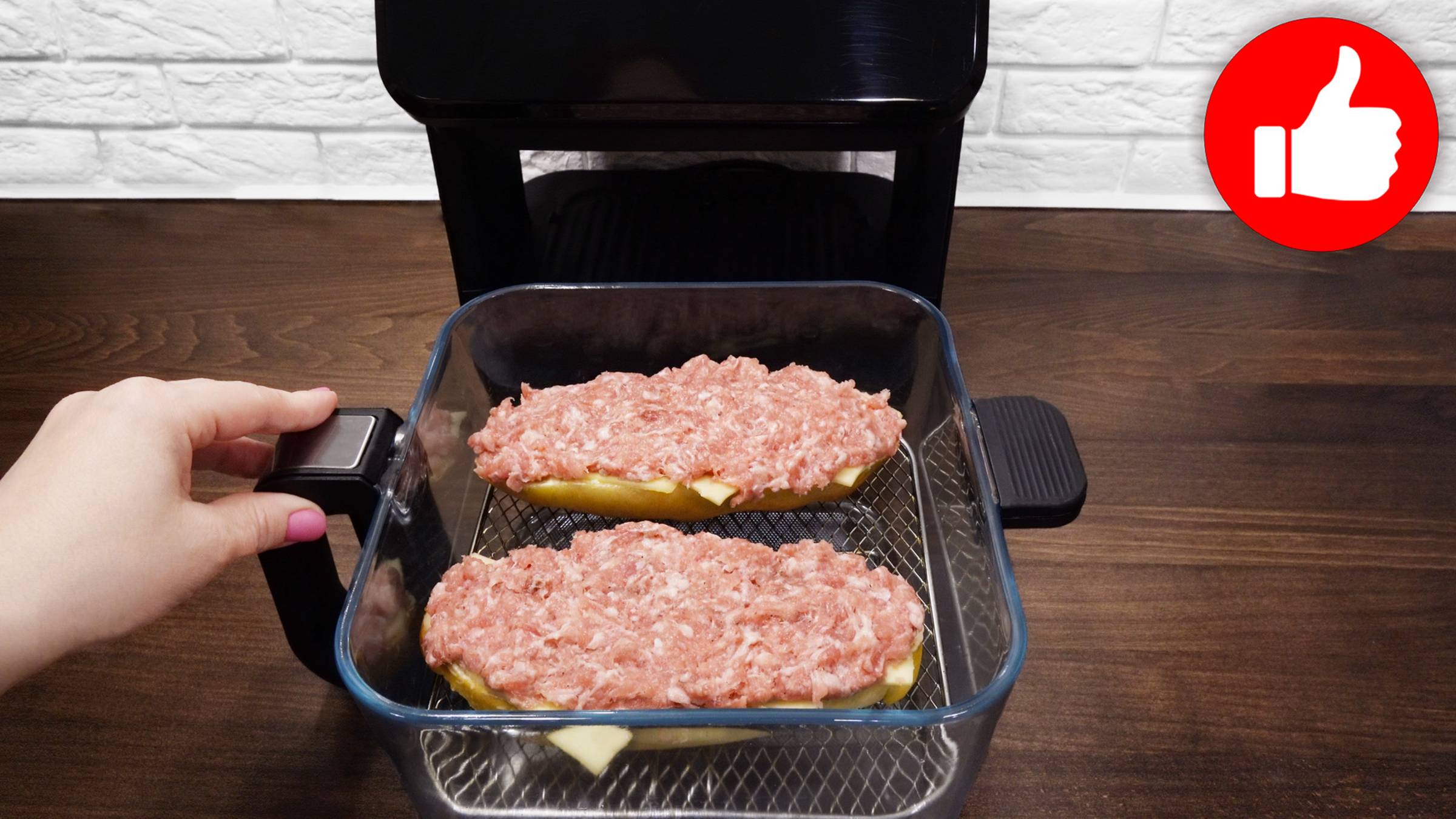 Просто Хлеб + Фарш! Обалденно вкусные ленивые Бургеры! Горячие бутерброды с фаршем в аэрогриле смотреть онлайн