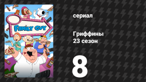 Гриффины 23 сезон 8 серия «Пёс — мой второй пилот» (мультсериал, 2024)