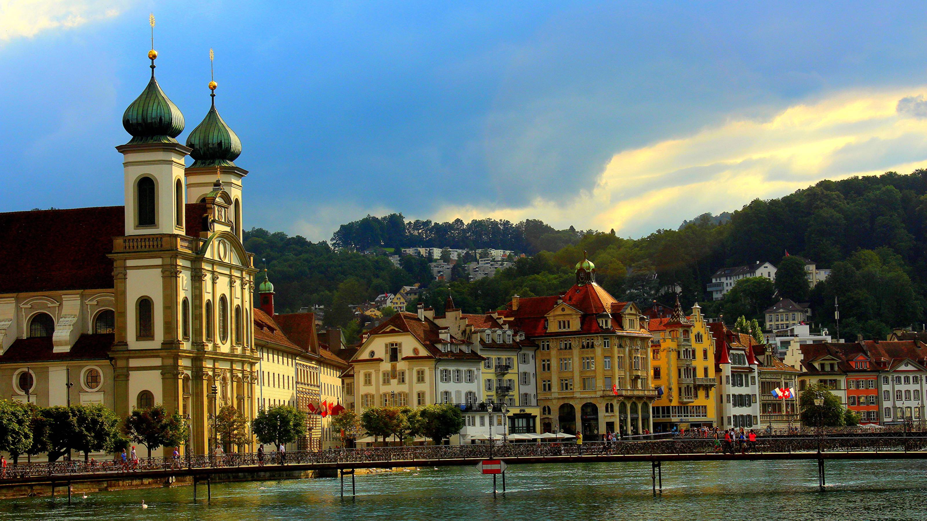 Люцерн – ворота центральной Швейцарии, пешеходная экскурсия в формате 4K | #шариклайф смотреть онлайн