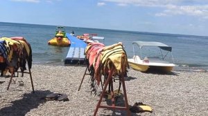 Крым Алушта Центральный пляж сегодня 8 июля 2025. Море и погода в Крыму сейчас. Как выглядит пляж