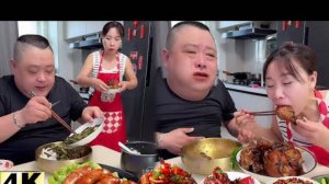 ASMR веселая семейка 🍜🍝🍜🥓🥢🍗