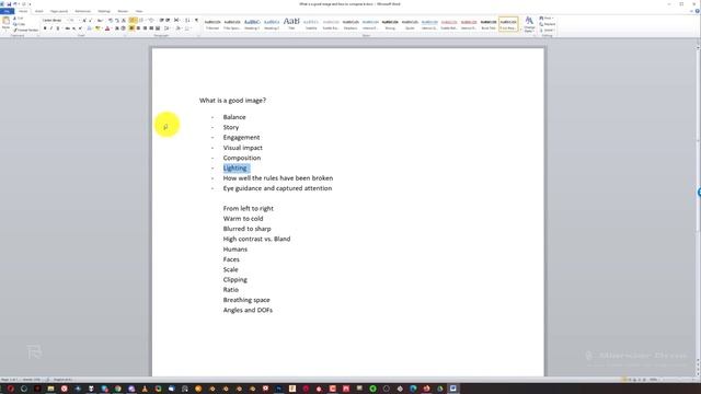 5.04_What Is A Good Image And How To Compose It смотреть онлайн
