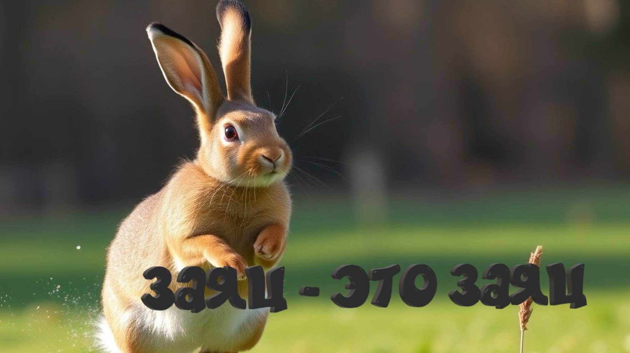 Шуточный клип «ЗАЯЦ — это ЗАЯЦ! »