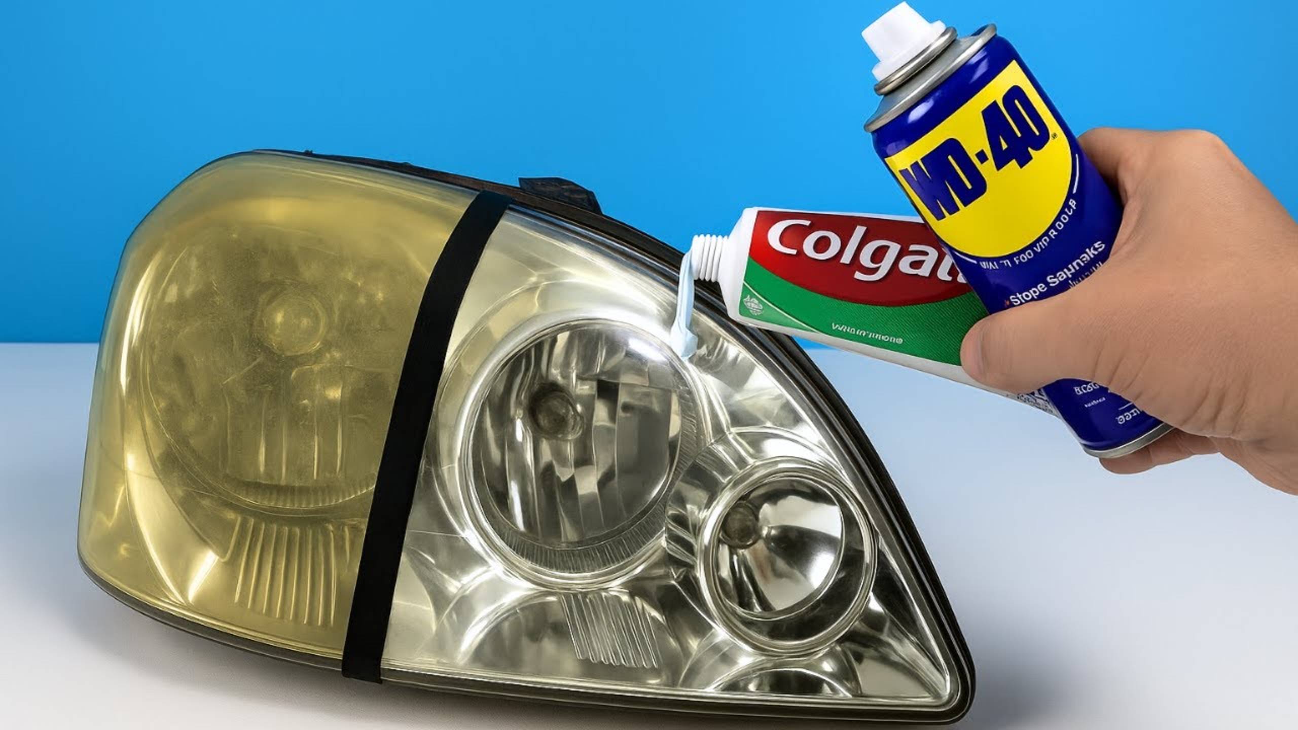 Примените ЭТОТ трюк к запотевшим фарам, и они засияют как новые! 💡
