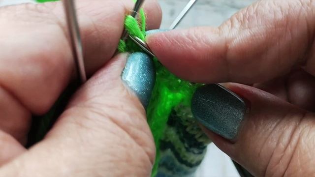 носки -интарсия, часть 2,мастер -класс смотреть онлайн