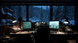 DARK Shadows [WINTER Outpost] Deep Focus Ambient Music 1080 [ALONE]