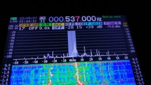 SDR-101 С выключенной АРУ на MiniWhip.