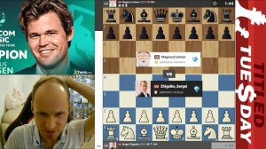 Богатырская ПОЗИЦИЯ +2.6! Сергей Жигалко - Магнус Карлсен 08.07.2025