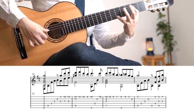 ASHITAKA AND SAN из Princess Mononoke на Гитаре. Уроки гитары. Ноты и Табы для Гитары IWAKI Guitar смотреть онлайн