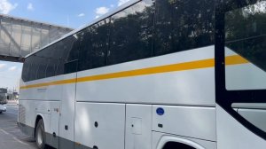 Автобус Foton-6122U8MKB-A2 следует по маршруту 404 ”м. Домодедовская - Красный Путь”