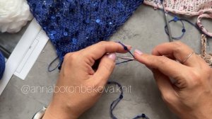 МК Косынка из пайеток