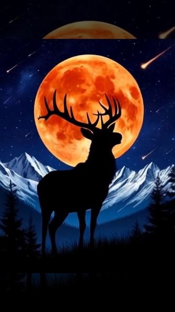 ОЛЕНЬЯ ЛУНА - Полнолуние 10.07.2025 #календарь  #полнолуние  #астрономия