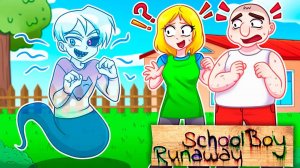 😨 Я Стал Призраком и ЗАТРОЛЛИЛ Злых Родителей в Майнкрафт в Schoolboy Runaway