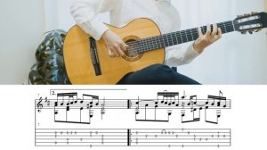 AIR ON THE G STRING И.С. Бах на Гитаре. Уроки гитары. Ноты и Табы для Гитары IWAKI Guitar