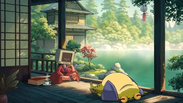 aestetic lofi chill Успокой свое беспокойство/ для отдыха, учебы и работы смотреть онлайн