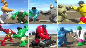 Халки vs Все большие персонажи. Эпичный бой в LEGO Marvel Super Heroes