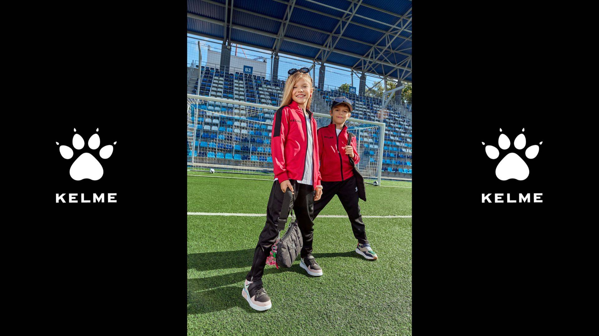 3773200-611. Спортивный костюм для мальчика KELME Tracksuit спортивный костюм для девочки смотреть онлайн