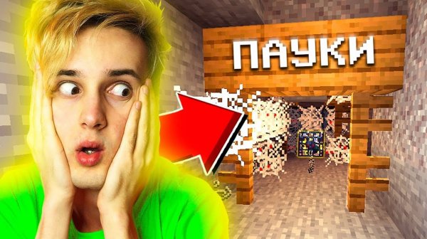 ✅БИТВА С ПАУКАМИ ПОД ЗЕМЛЁЙ😲НУБ В МАЙНКРАФТ* 15 СЕРИЯ* (данкар)