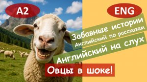 Овцы в шоке!. Английский по смешным рассказам.Для начинающих(А2-B1)|Английский на слух