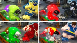 Обзор на Халка Человека Паука и всех больших персонажей в LEGO Marvel Super Heroes