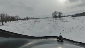 Полет зимой на автожире Cavalon