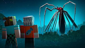 😨 Зря Мы Установили этот СТРАШНЫЙ МОД на ПАУКОВ с Арахнофобией в Майнкрафт