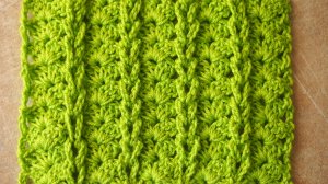 Узоры крючком для начинающих. ЛЕГКО!Простой узор крючком «Колосья пшеницы» Урок 122 crochet pattern