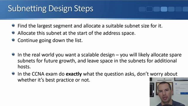 8.6 Variable Length Subnet Masking Example Part 1