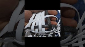 корзина с шестиугольным дном и ножками