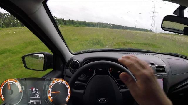 Взял Ладу Гранту Актив Кросс, проверил полем! / Lada Granta Active Cross На русском смотреть онлайн