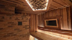 Переделка бани с печью по серому.