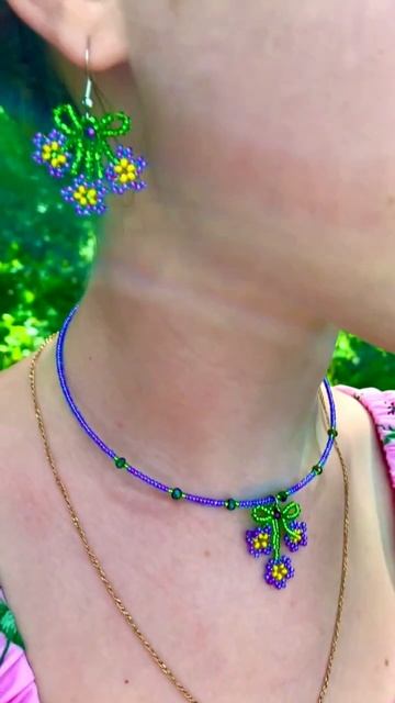 Как делать стильные украшения из бисера и проволоки🔥🙌 смотреть онлайн