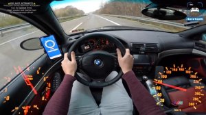 600HP BMW M5 E39 *SUPERCHARGED* on AUTOBAHN [NO SPEED LIMIT]