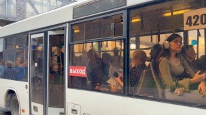 Автобус МАЗ-206.086 следует по маршруту 420 ”м. Домодедовская - Лесопарк“