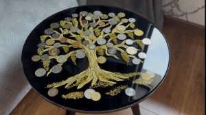 Стол изобилия своими руками – волшебное дерево из смолы для вашего дома