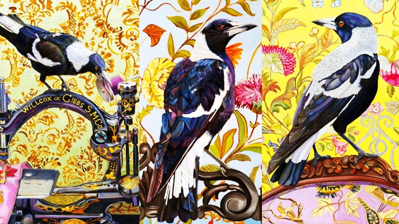 Птицы из волшебного мира художника Фионы Смит смотреть онлайн