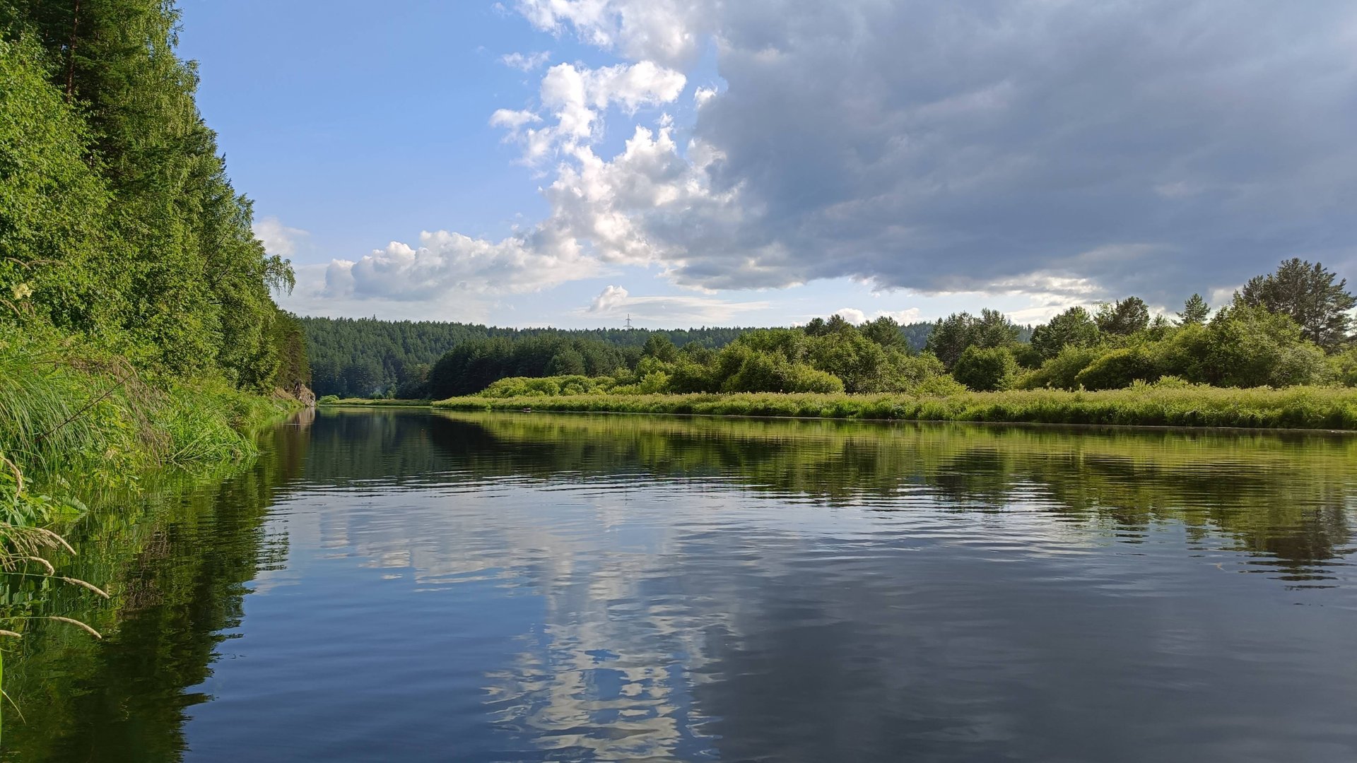 Сплав по реке Реж в Июле. Арамашево - Коптелово. Часть 2. Пещеры и гроты . Водяные крысы на воде.
