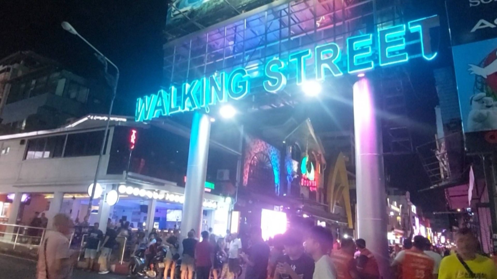 Волкинг стрит.Walking street.Улица развлечений . Паттайя смотреть онлайн