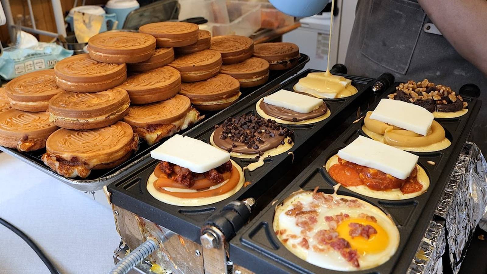 Коллекция вафель в корейском стиле и популярных уличных десертов смотреть онлайн