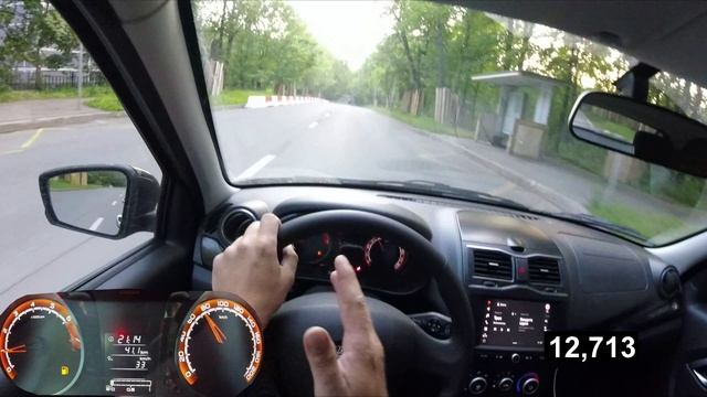 Lada Granta Active Cross - разгон от 0 до 100 На русском смотреть онлайн