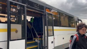 Автобус ЛиАЗ-5250 ”ВОЯЖ” следует по маршруту 367в ”м. Домодедовская - ЖК Ольховка”