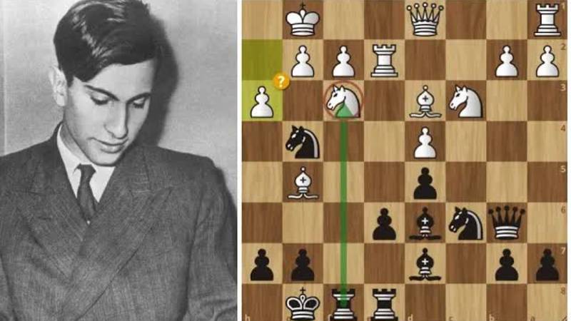 Юный Михаил Таль ЖЕРТВУЕТ качество во Французской! Шахматы.