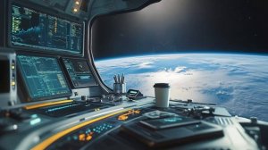 Remote Outpost: Galactic Space Station Ambience for Deep Focus & Celestial Calm