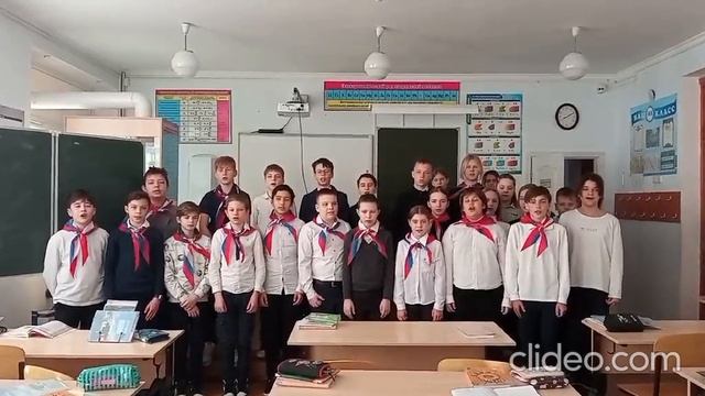 Участие в акции исполнения Гимна России