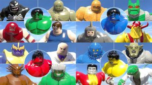 ХАЛКИ ВСЕХ ЦВЕТОВ vs ВСЕ БОЛЬШИЕ ПЕРСОНАЖИ. ЭПИЧНЫЙ БОЙ В LEGO Marvel Super Heroes