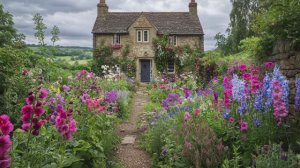 АНГЛИЙСКИЙ САДОВЫЙ ДИЗАЙН, создающий загородный сад с деревенским шармом