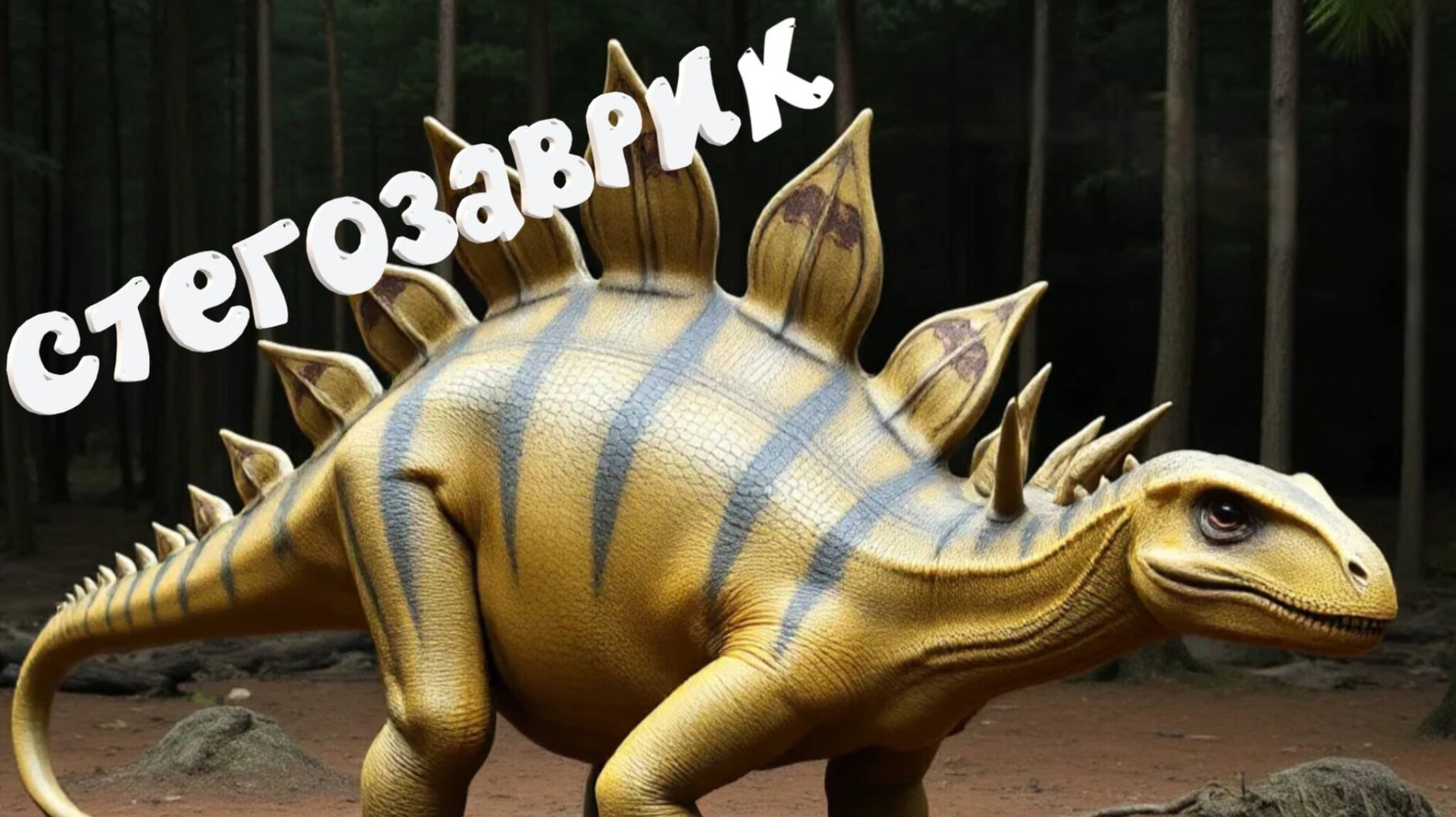 Стегозаврик — песня в советском стиле!