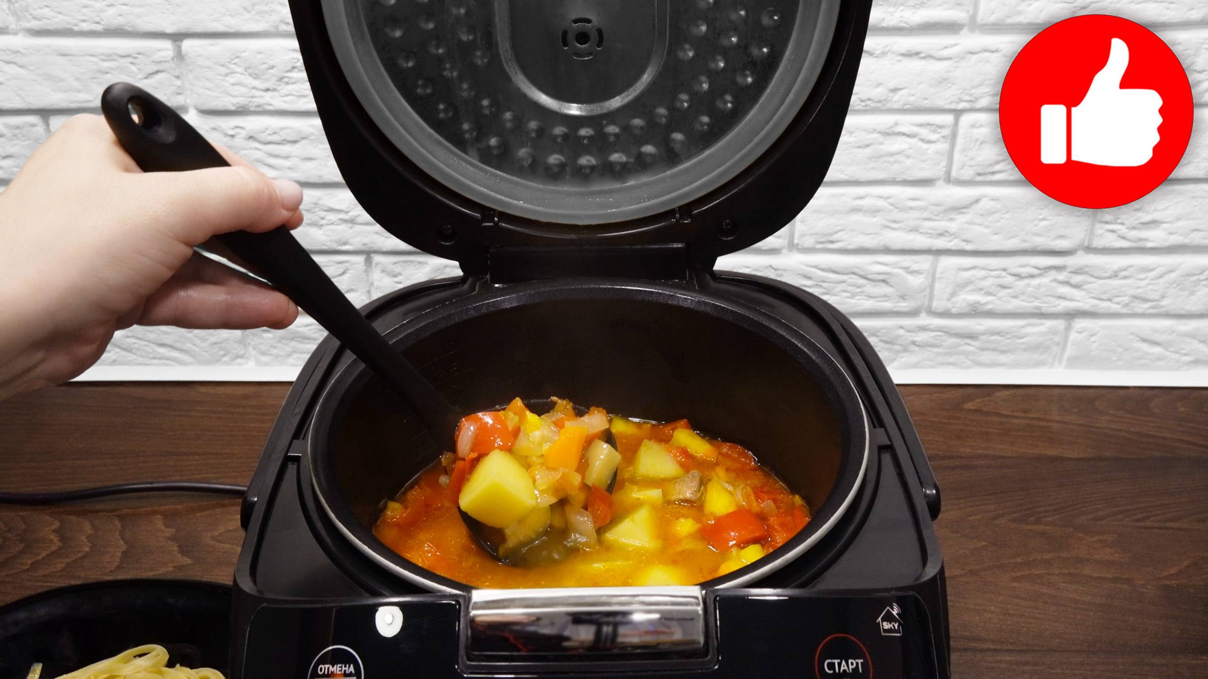 Очень Вкусный Ужин. Большое блюдо для всей семьи. Лагман в мультиварке Вас Покорит! смотреть онлайн