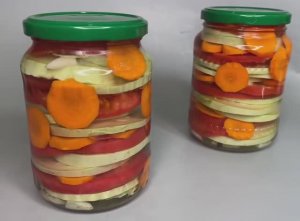МАРИНОВАННЫЕ ОВОЩИ НА ЗИМУ 🔥 #рецепты #вкусныерецепты #простыерецепты